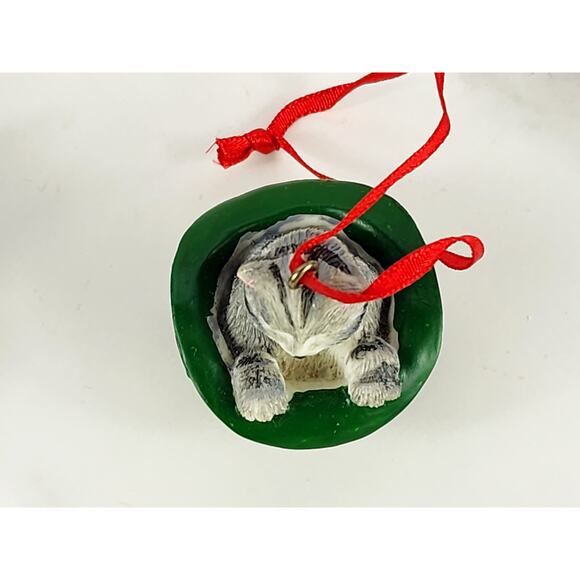 Christmas Cat Kitten Lovers Tree Ornaments 2 1/2" Luv A Pet PetSmart 1999 x2 - Picture 10 of 14